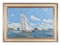 Terry Bailey (English, b. 1941), Antigua Classic Yacht Regatta, Circa 2005