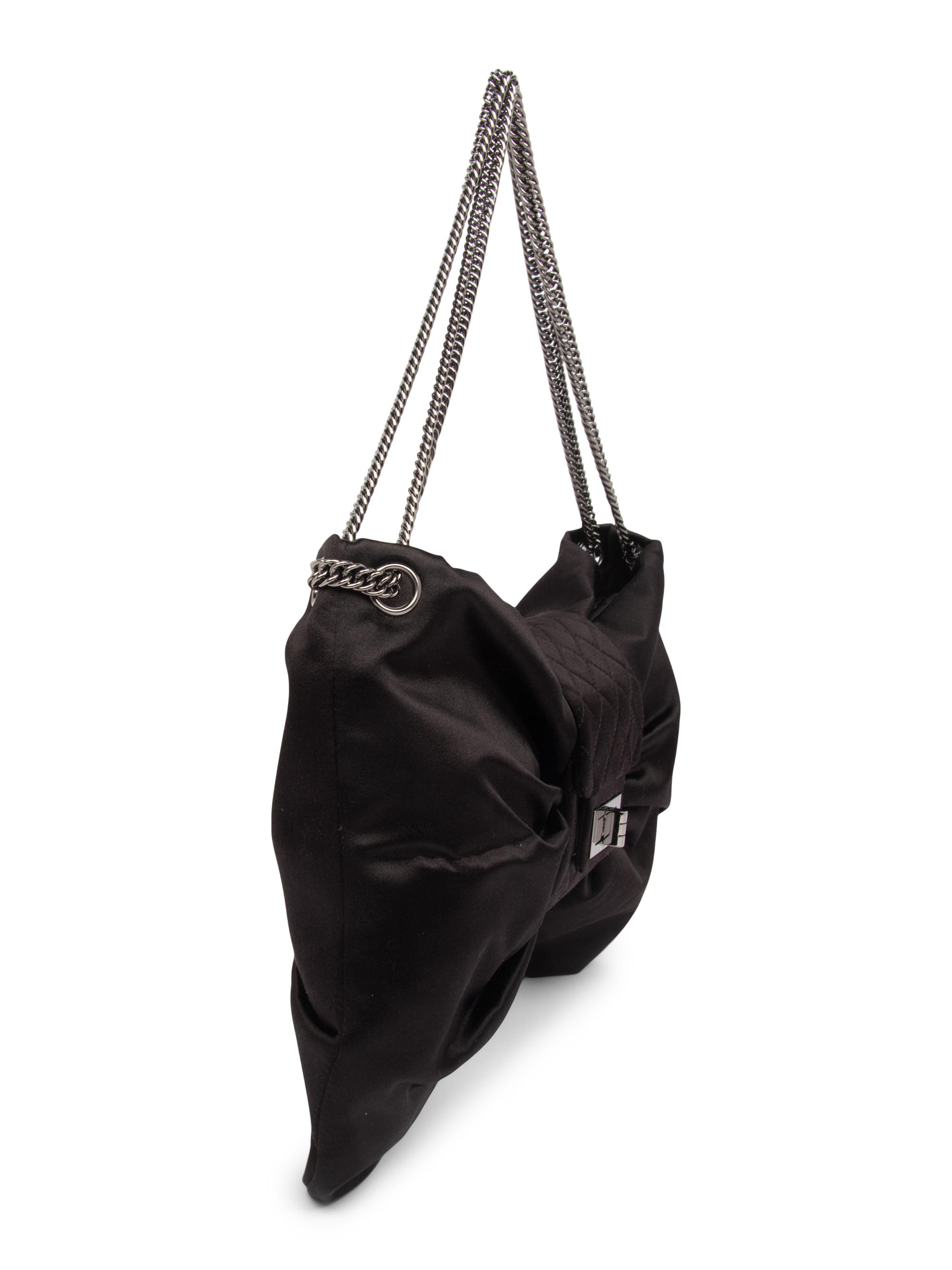 CHANEL, SATIN BOW BAG