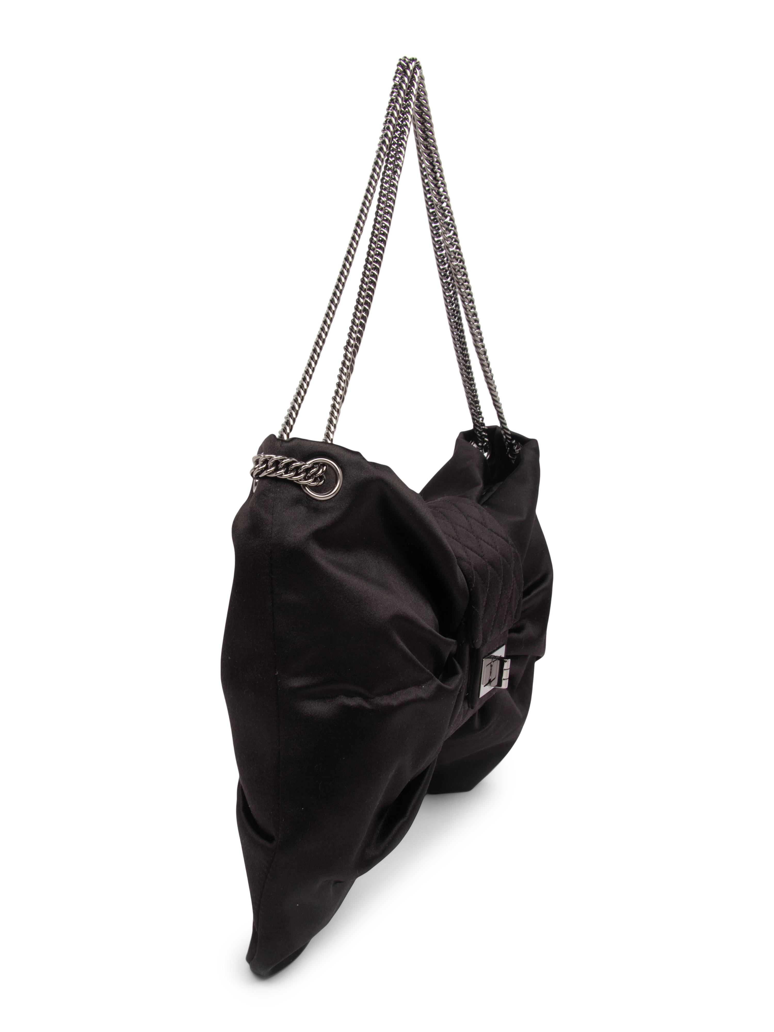 CHANEL, SATIN BOW BAG