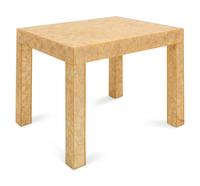 A Lacquered Capiz Shell Side Table