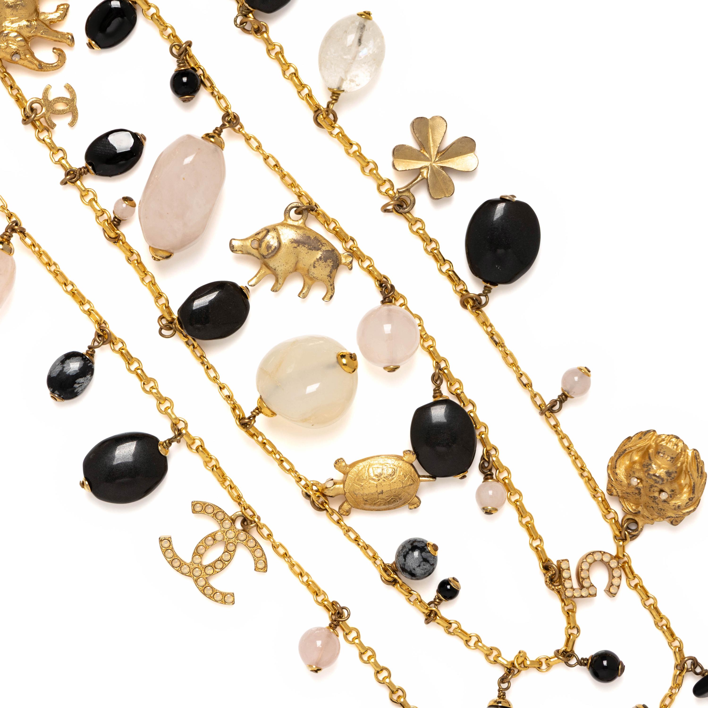 Chanel, Dangling Charm Sautoir Necklace