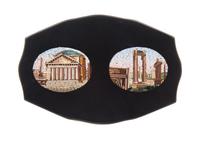 An Italian Micromosaic Paperweight Diameter 4 inches