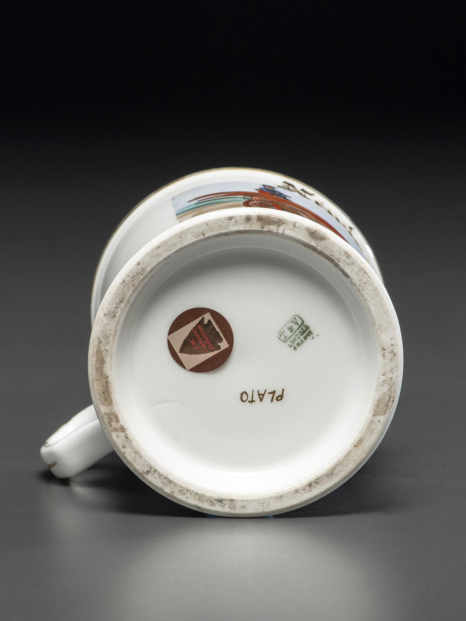 A Fireman's Porcelain Occupational Shaving Mug