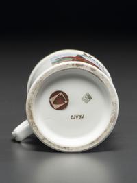 A Fireman's Porcelain Occupational Shaving Mug