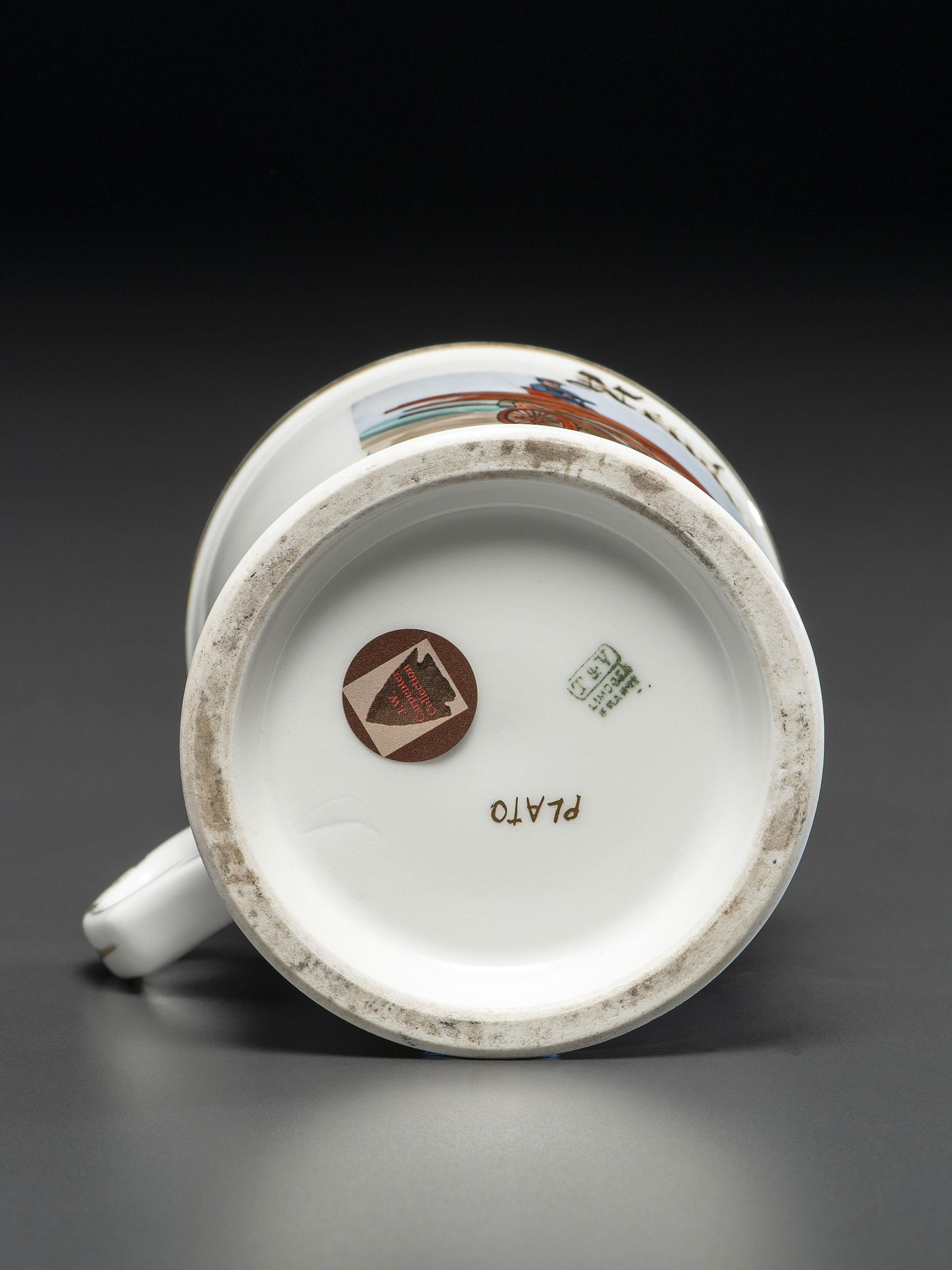 A Fireman's Porcelain Occupational Shaving Mug