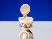 Iñupiat Scrimshawed Pipe, with Tamper