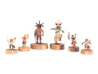 Group of Miniature Hopi Katsinas
