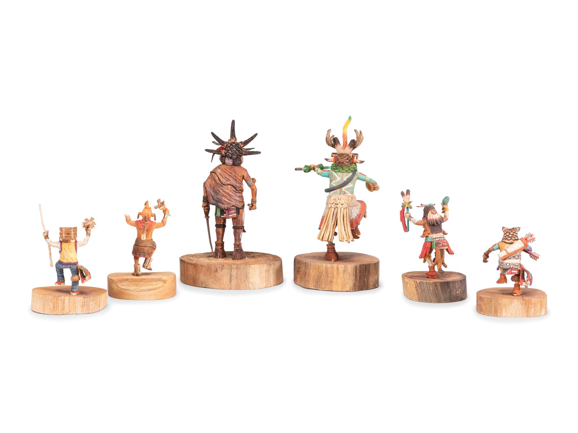 Group of Miniature Hopi Katsinas