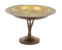 A Tiffany Studios Gilt Bronze Tazza Height 4 1/2 x diameter 7 inches. — 20TH CENTURY