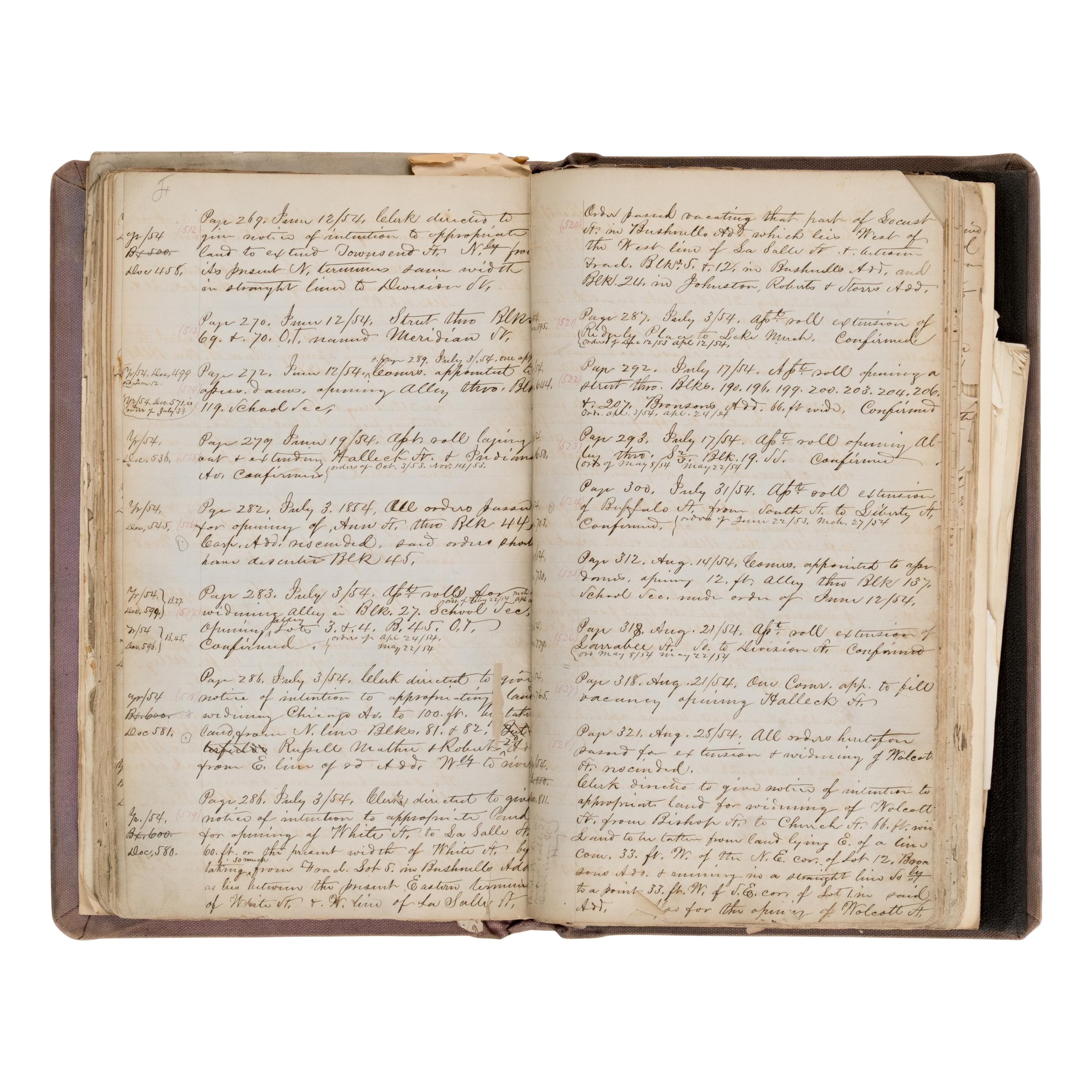 [Chicago Fire]. A large archive of letters, documents, tokens, and ephemera related to the Great Fire.