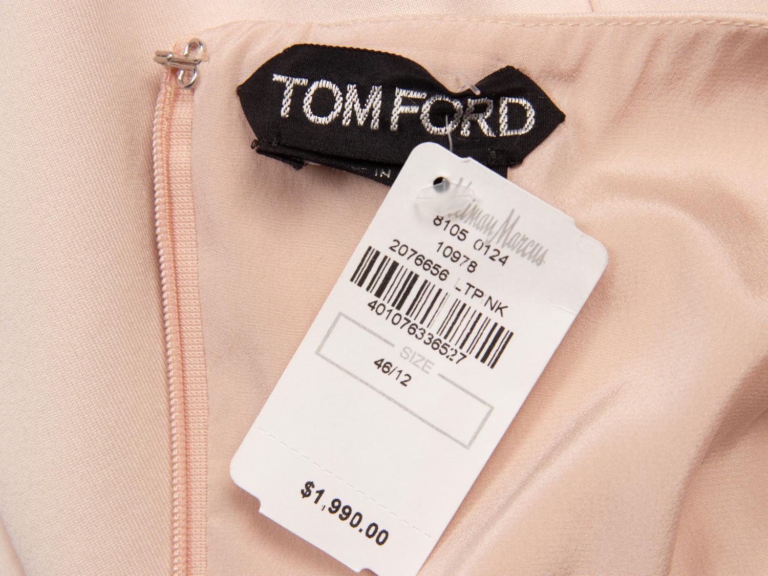 Tom Ford, Pale Pink Sleeveless Dress NWT