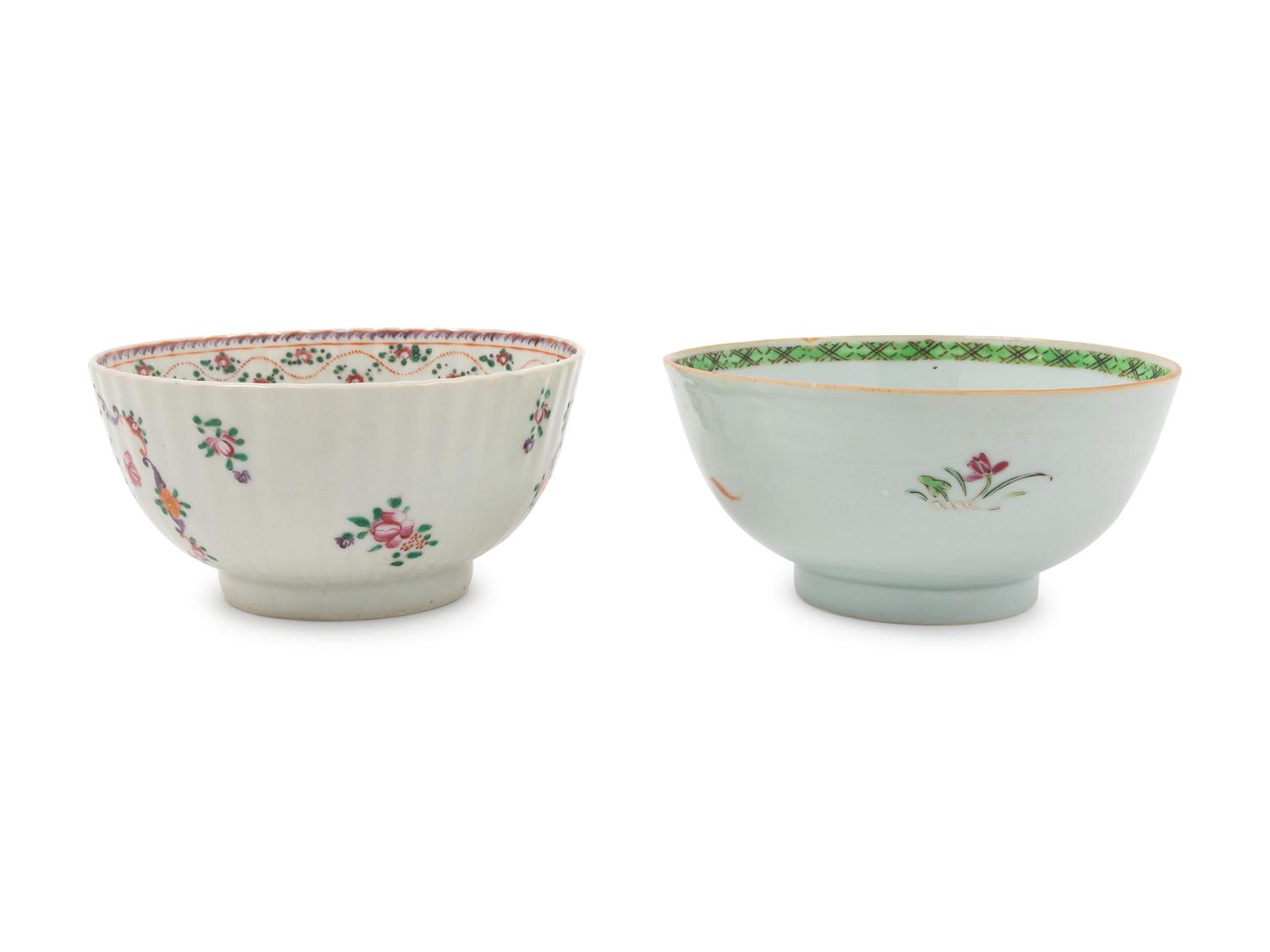Two Chinese Export Bowls