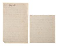 [CIVIL WAR]. Manuscript archive of Sergeant Hamilton Ballentine (1833-1920), Co. K, 6th Pennsylvania Cavalry, "Rush's Lancers," featuring battle content from key engagements and descriptions of "Sheridan's Raiders."