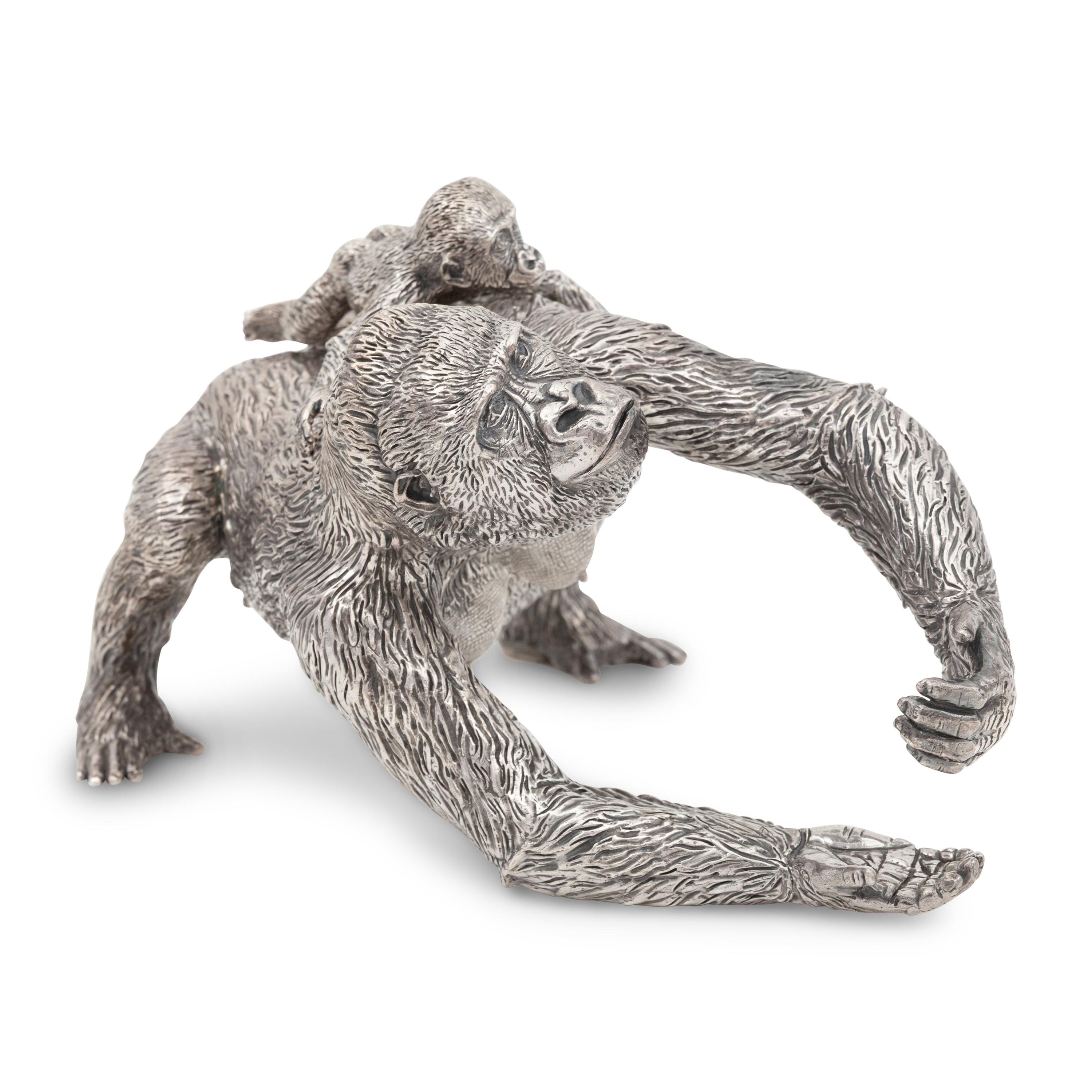Patrick Mavros (London and Harare, Zimbabwe, Est. 1978) — Female Gorilla with Infant (Sofia), 1996
