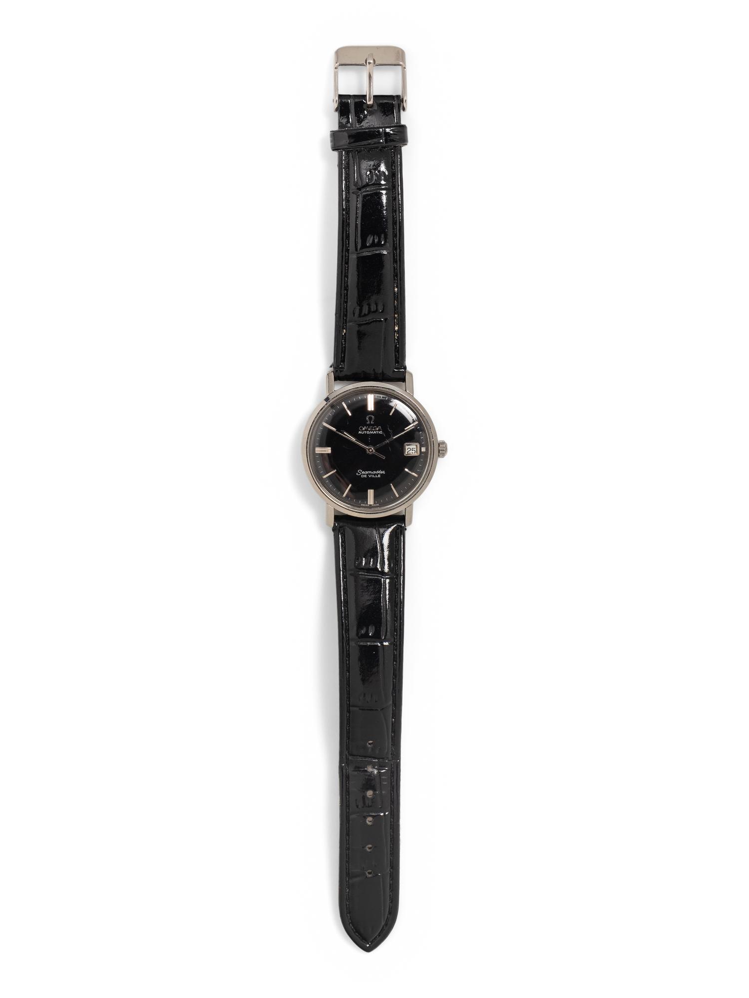 OMEGA, STAINLESS STEEL 'SEAMASTER DEVILLE' WATCH
