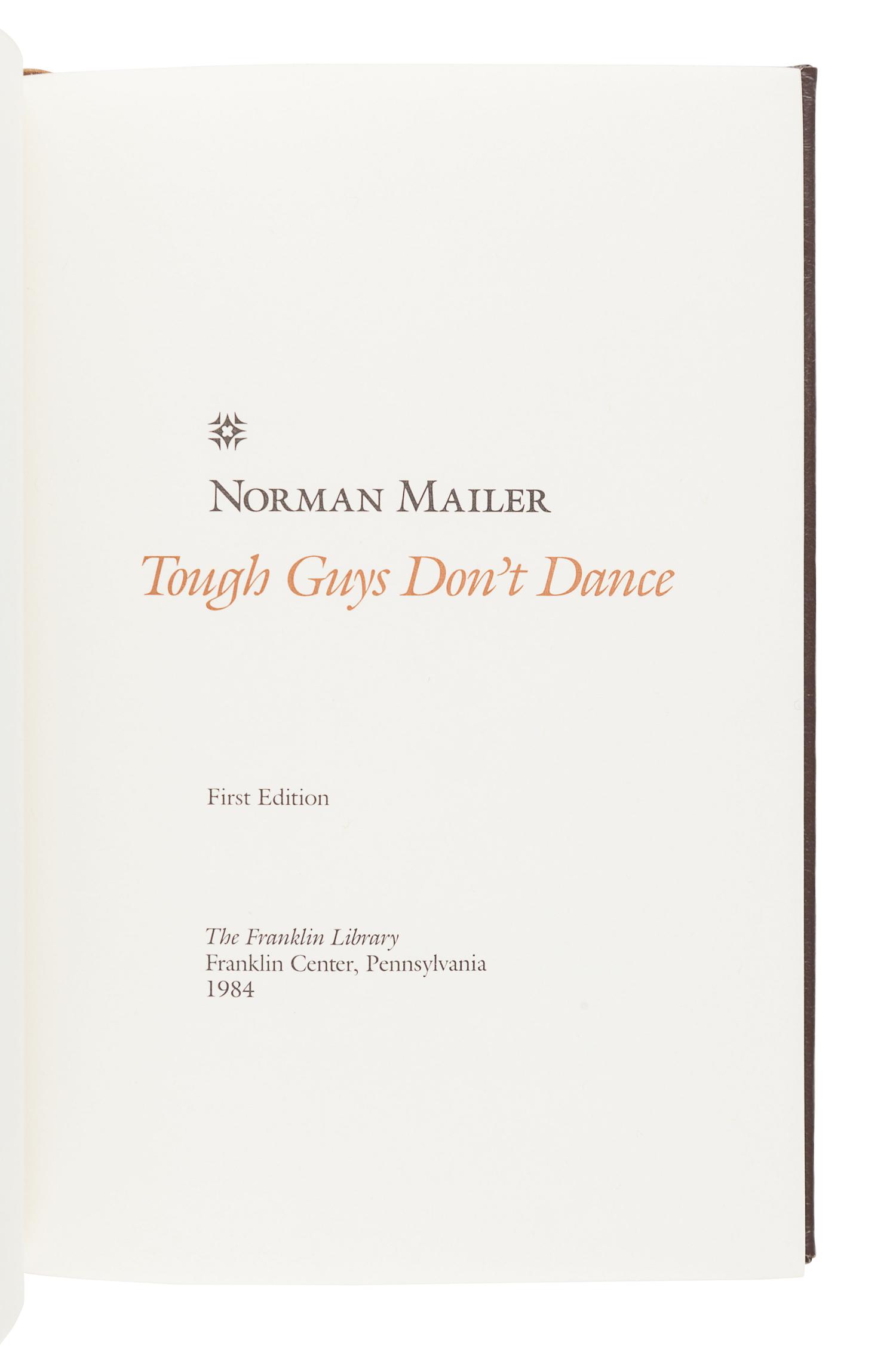 [MAILER, Norman (1923-2007)]. A group of 5 FIRST EDITIONS, comprising: