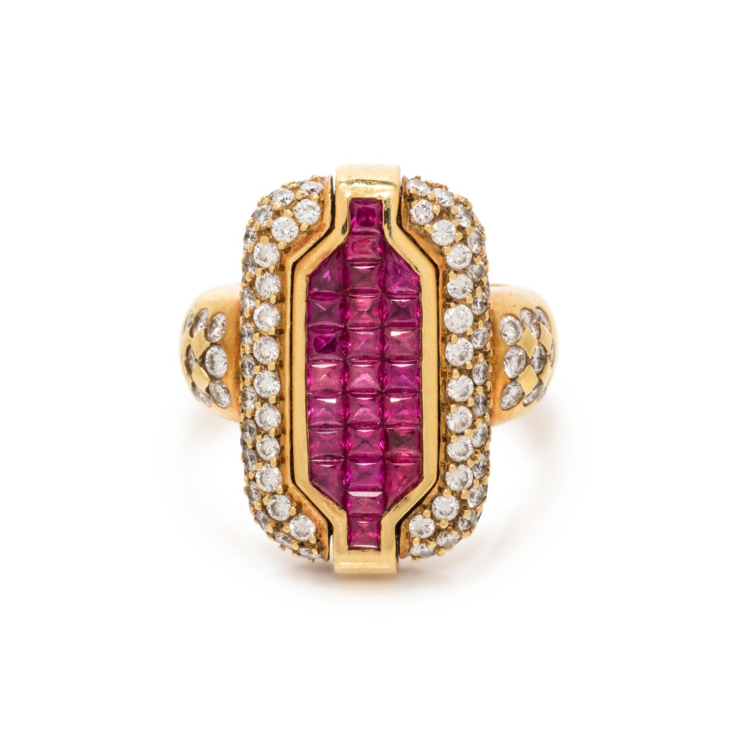 RUBY AND DIAMOND RING