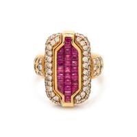 RUBY AND DIAMOND RING