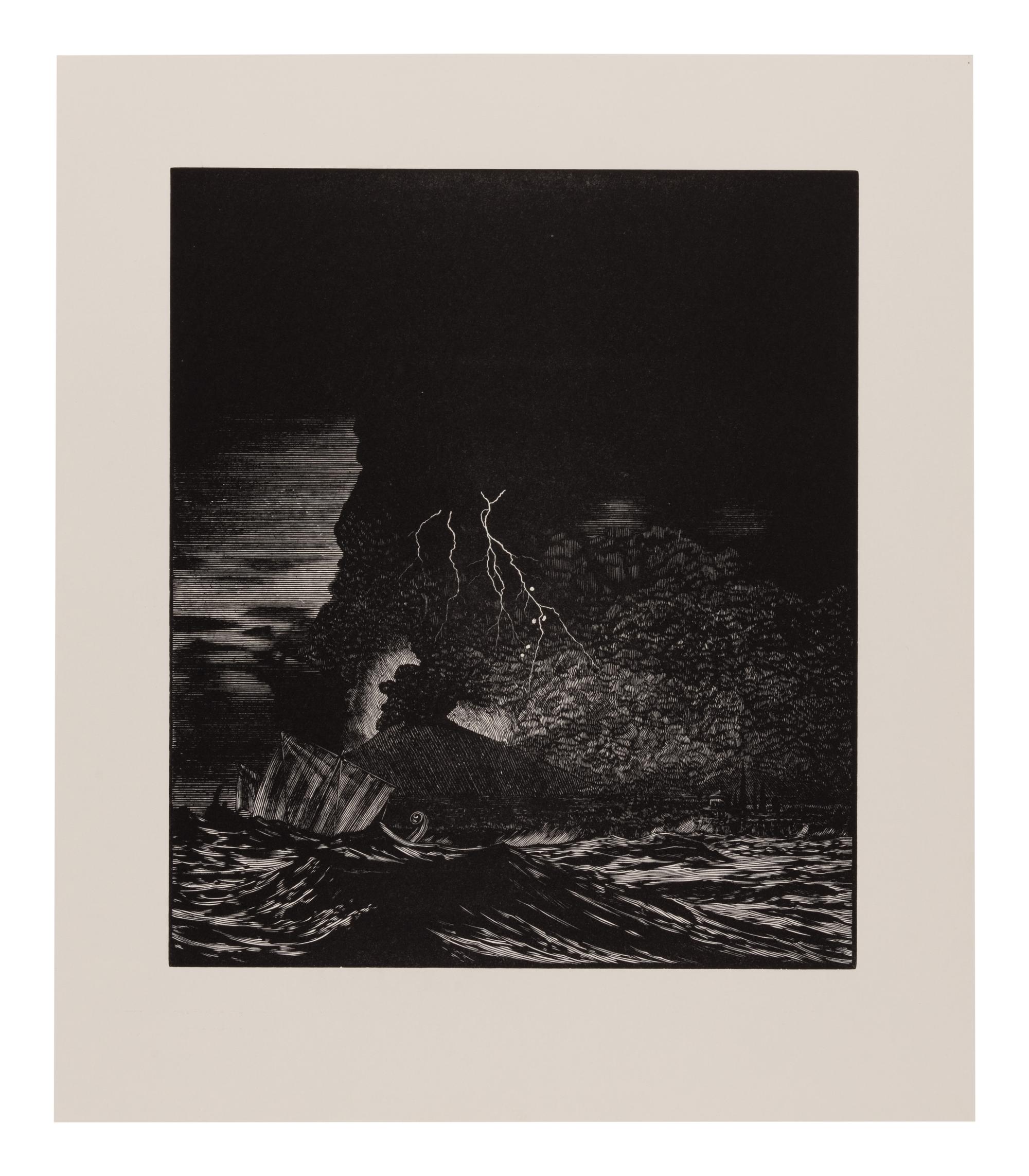 [MOSER, BARRY, illustrator]. Ashen Sky: The Letters of Pliny the Younger on the Eruption of Vesuvius . Los Angeles: Getty Museum, [2007].