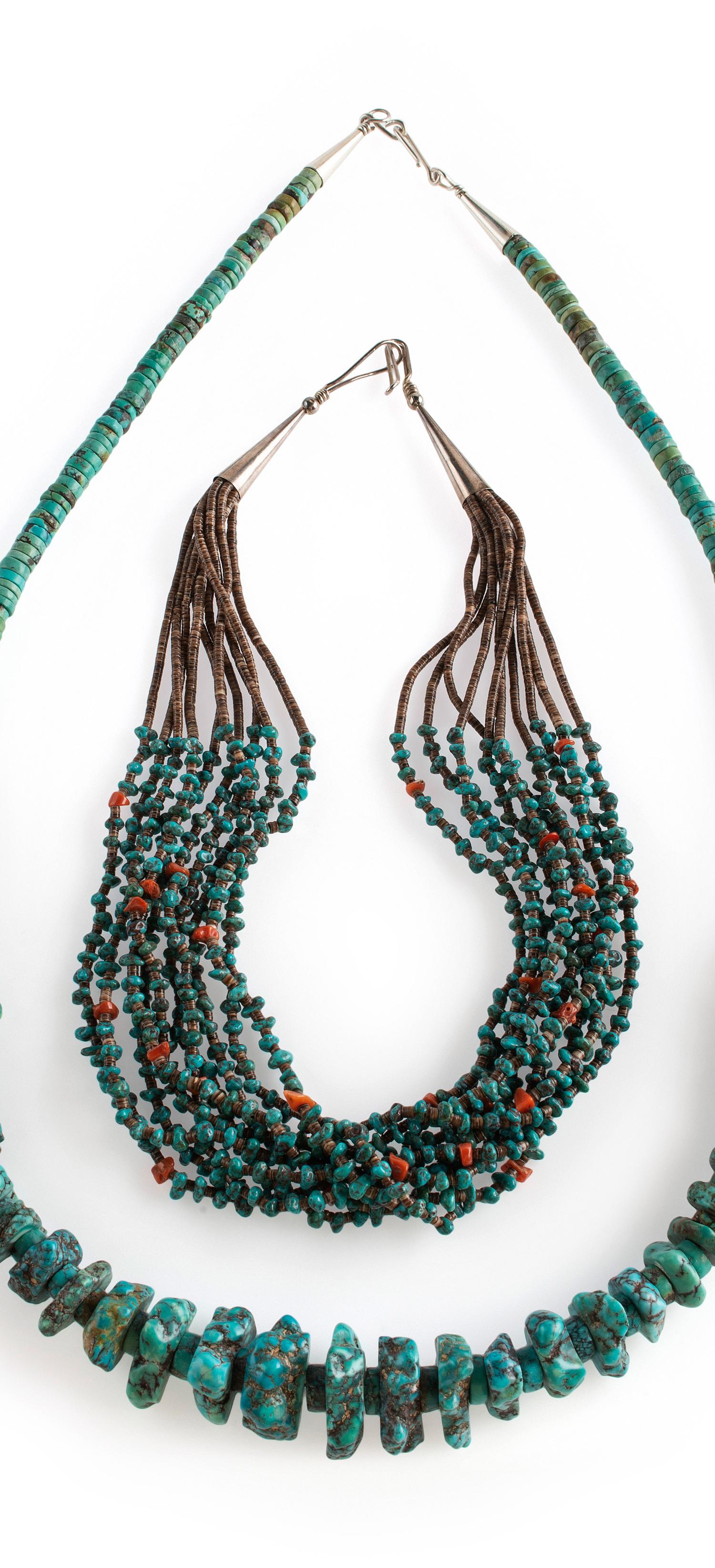 Pueblo Turquoise Necklaces