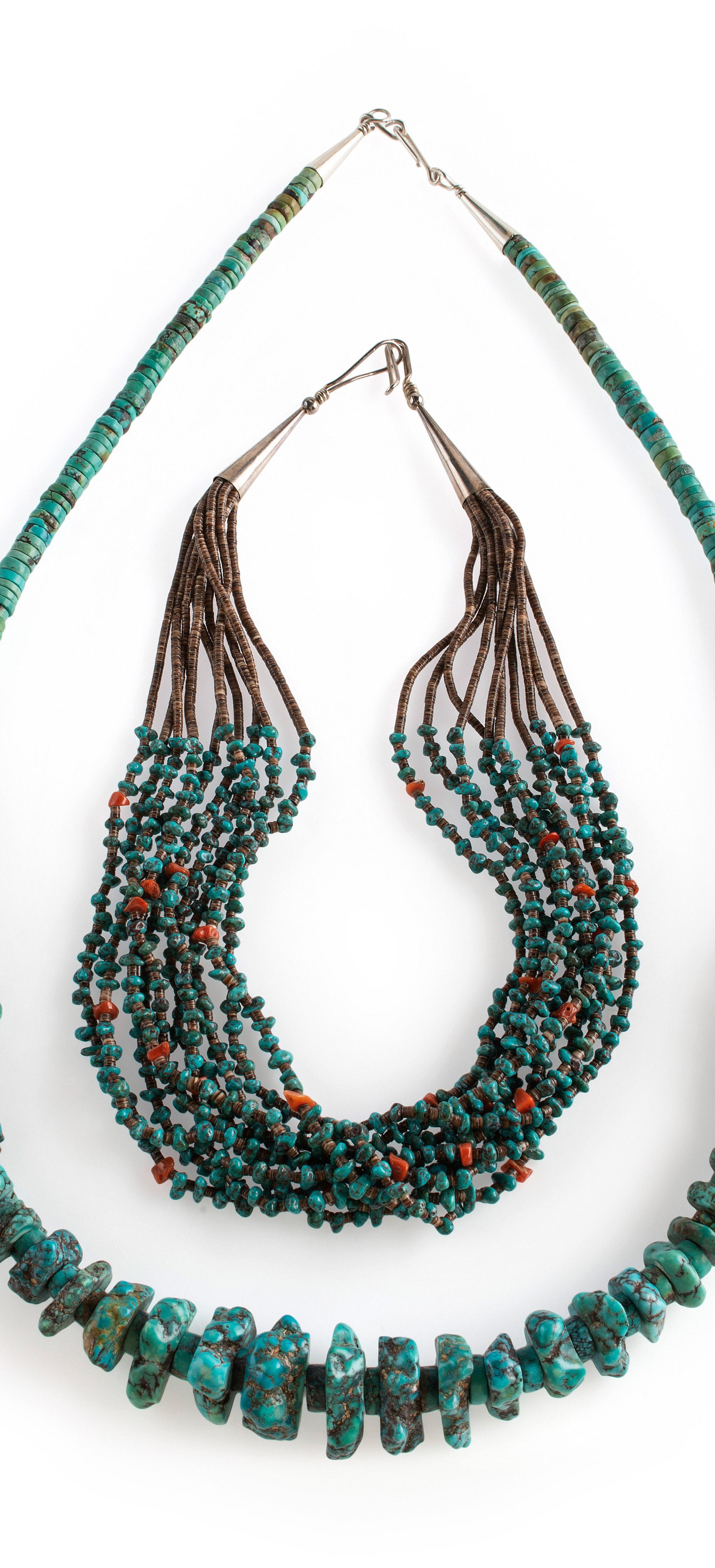 Pueblo Turquoise Necklaces