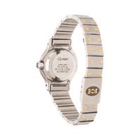 CARTIER, STAINLESS STEEL AND 18K YELLOW GOLD 'SANTOS OCTAGON' WRISTWATCH