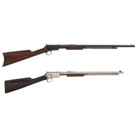 ** Lot of 2 Winchester Slide Action Rifles Including: Model 1890 and Model 1906