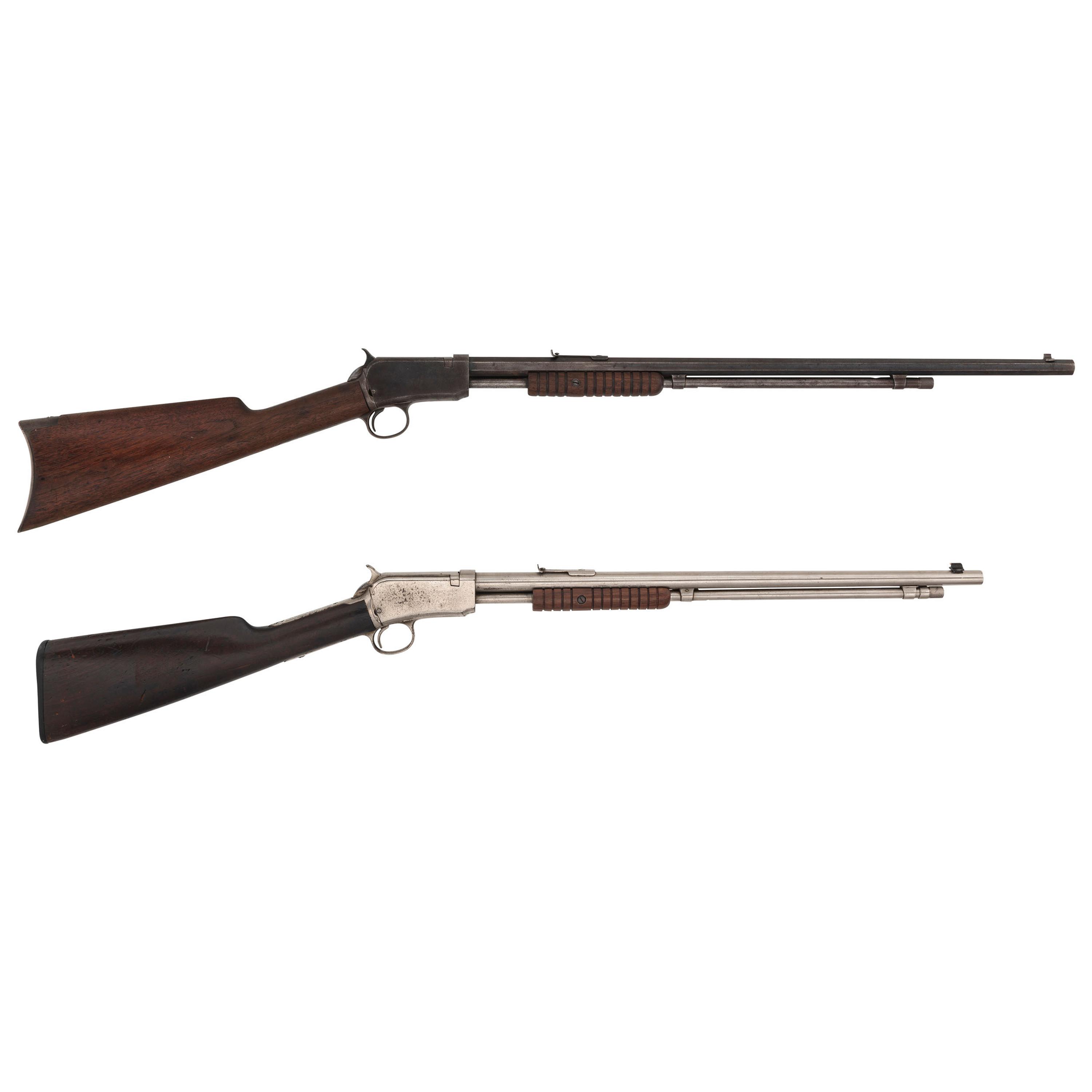 ** Lot of 2 Winchester Slide Action Rifles Including: Model 1890 and Model 1906