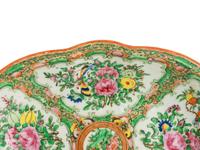 A Chinese Export Rose Medallion Dish