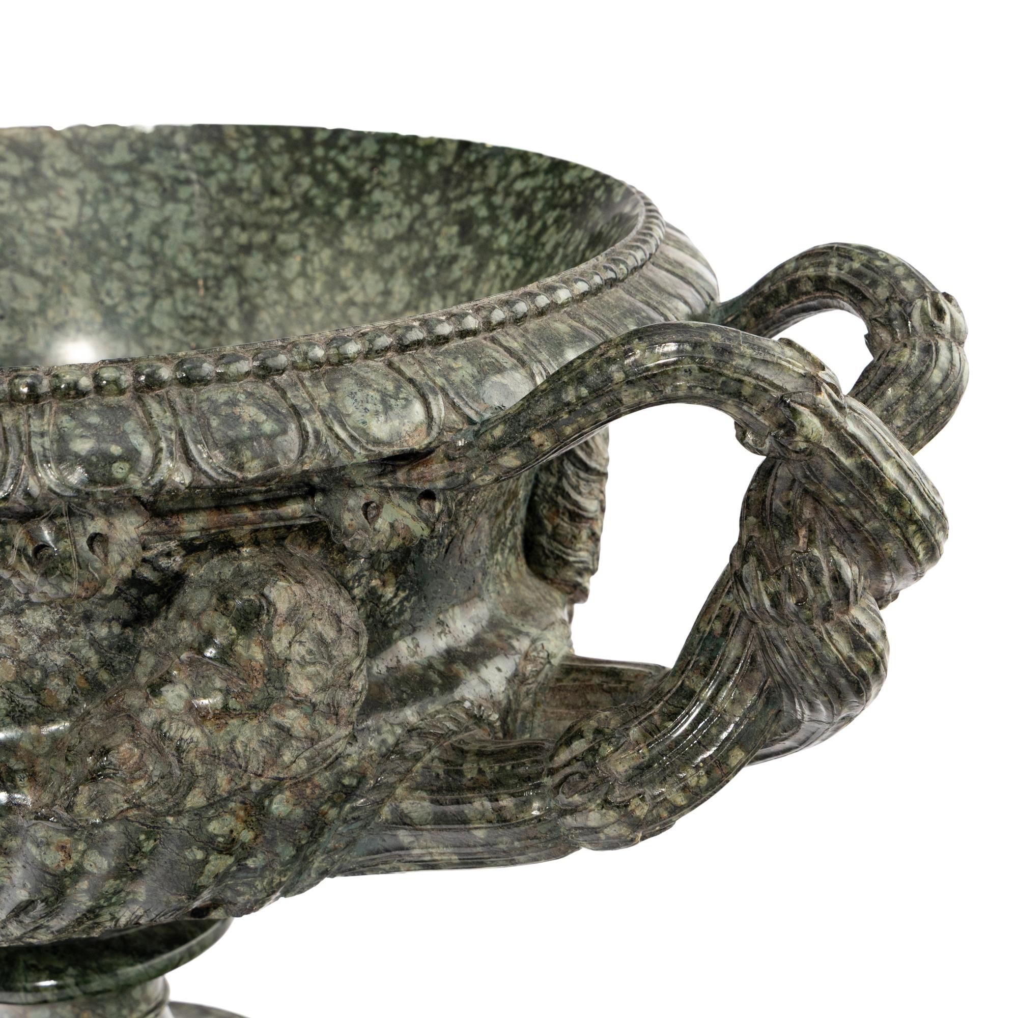 An Italian Neoclassical Marble Model of the Warwick Vase