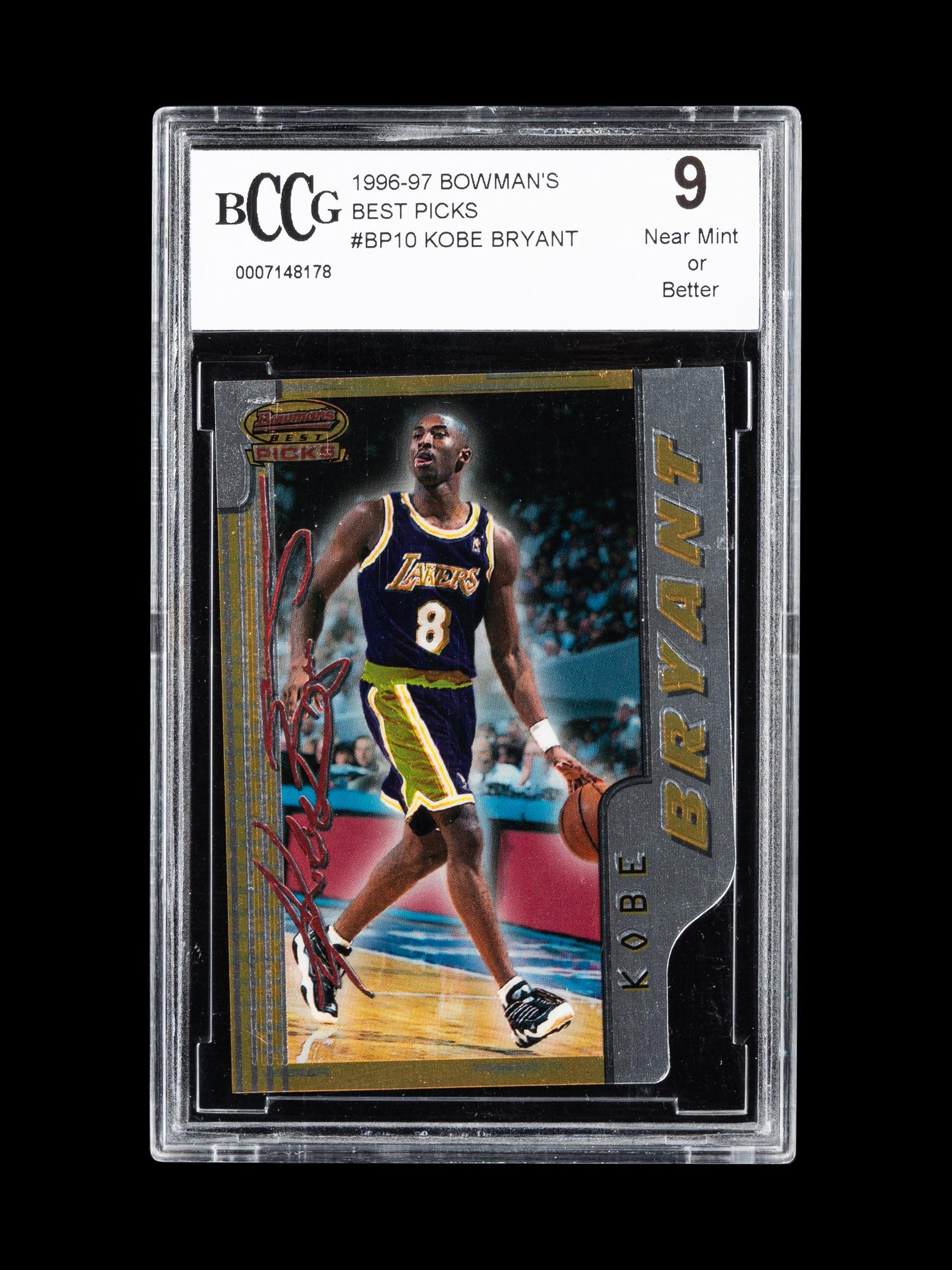 A Group of 1996-97 Bowman's Best Kobe Bryant Rookie Basketball Cards,