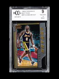 A Group of 1996-97 Bowman's Best Kobe Bryant Rookie Basketball Cards,