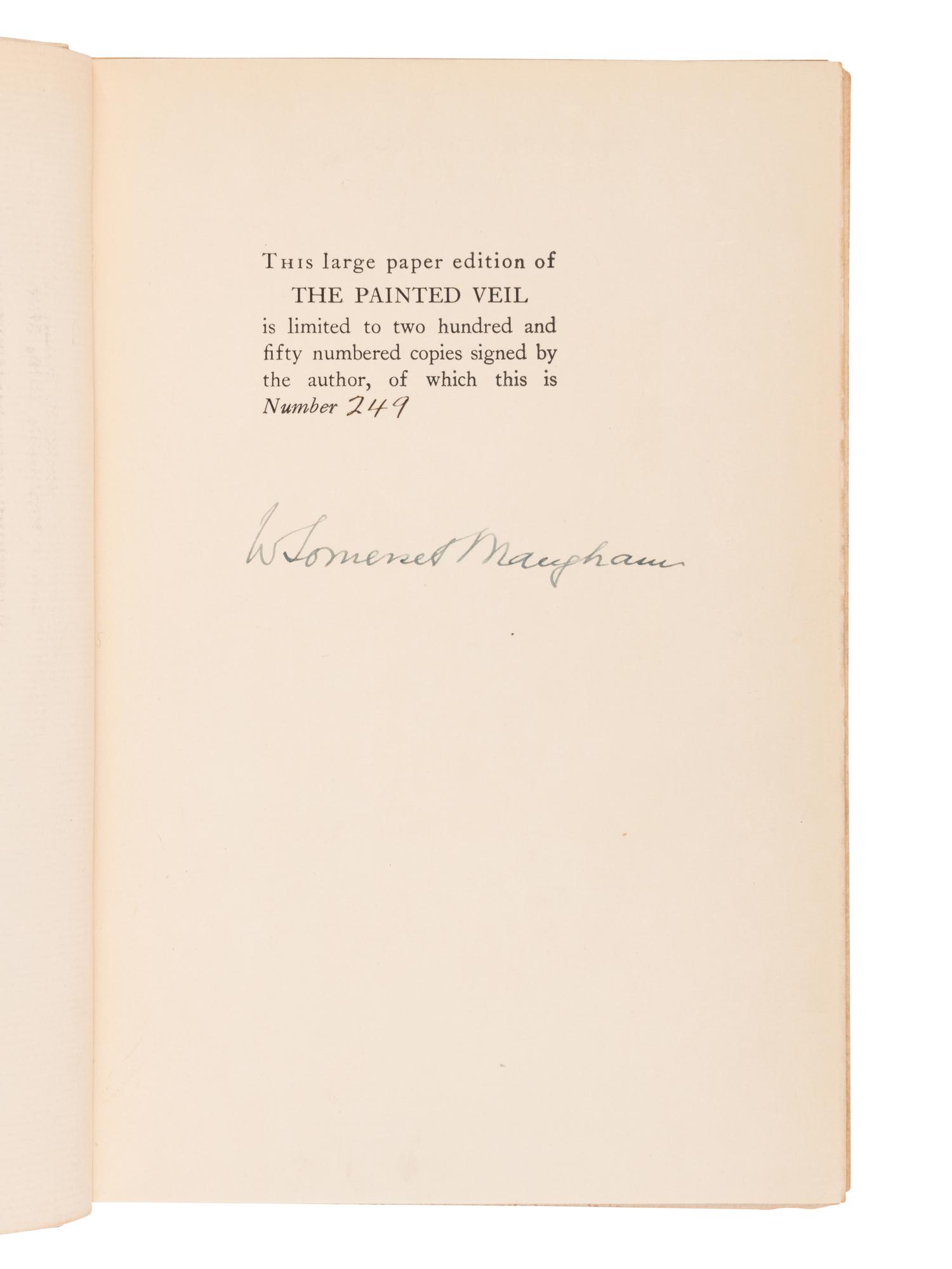 MAUGHAM, William Somerset (1874-1965). A group of 14 FIRST EDITIONS, comprising:
