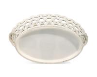 A Wedgwood Transfer Printed Creamware Basket