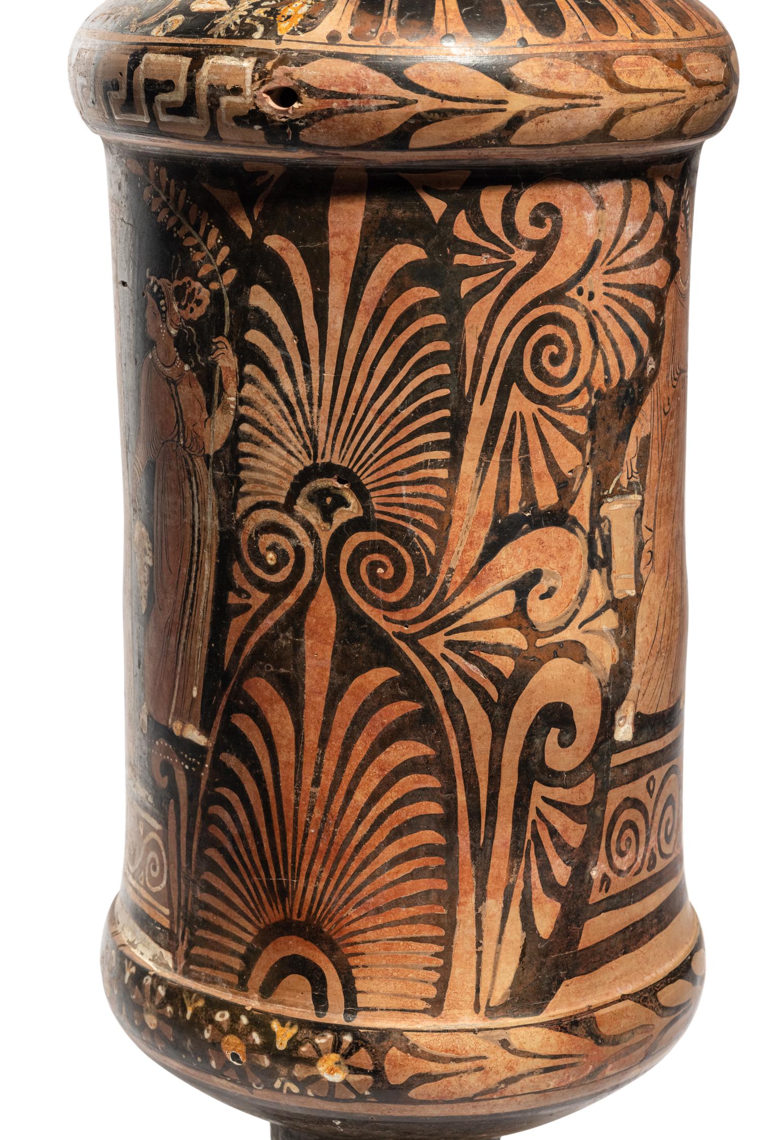 An Apulian Red-Figured Barrel Amphora