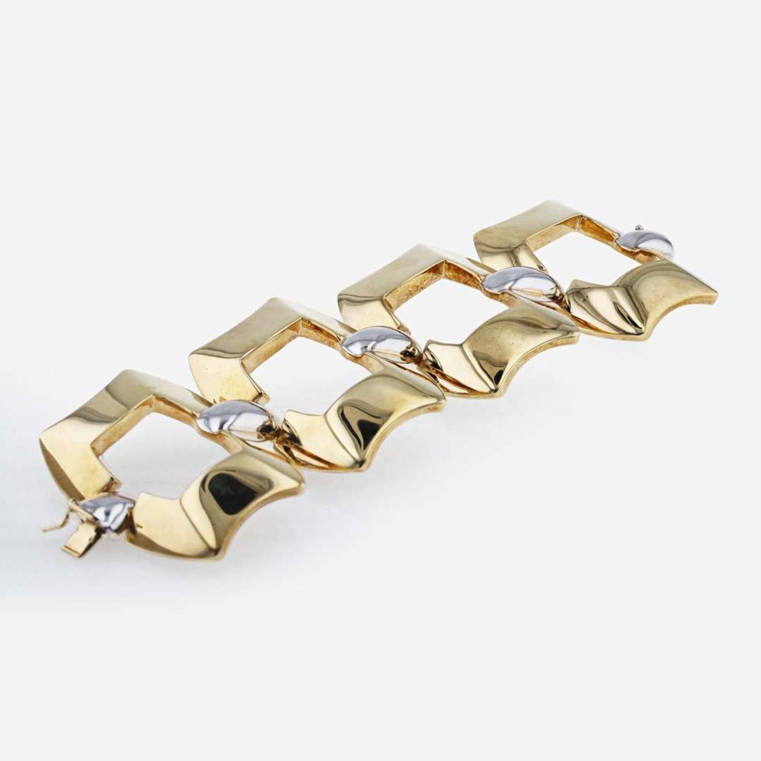 14K Two-Tone Gold Bracelet