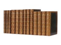 [BINDINGS]. ELIOT, George (1819-1880). Adam Bede . 3 volumes. -- Daniel Deronda . 4 volumes. -- CROSS, John Walter (1840-1924). George Eliot's Life as Related in her Letters and Journals . 3 volumes. Edinburgh and London: William Blackwood and Sons, 1859, 1876, 1885.