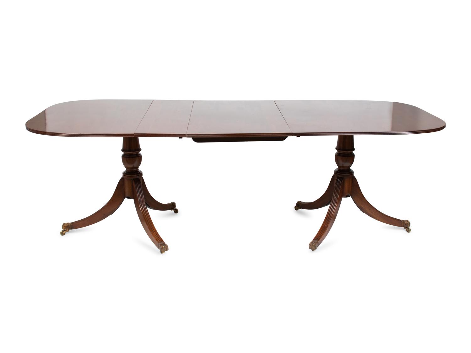 A Regency Style Mahogany Dining Table