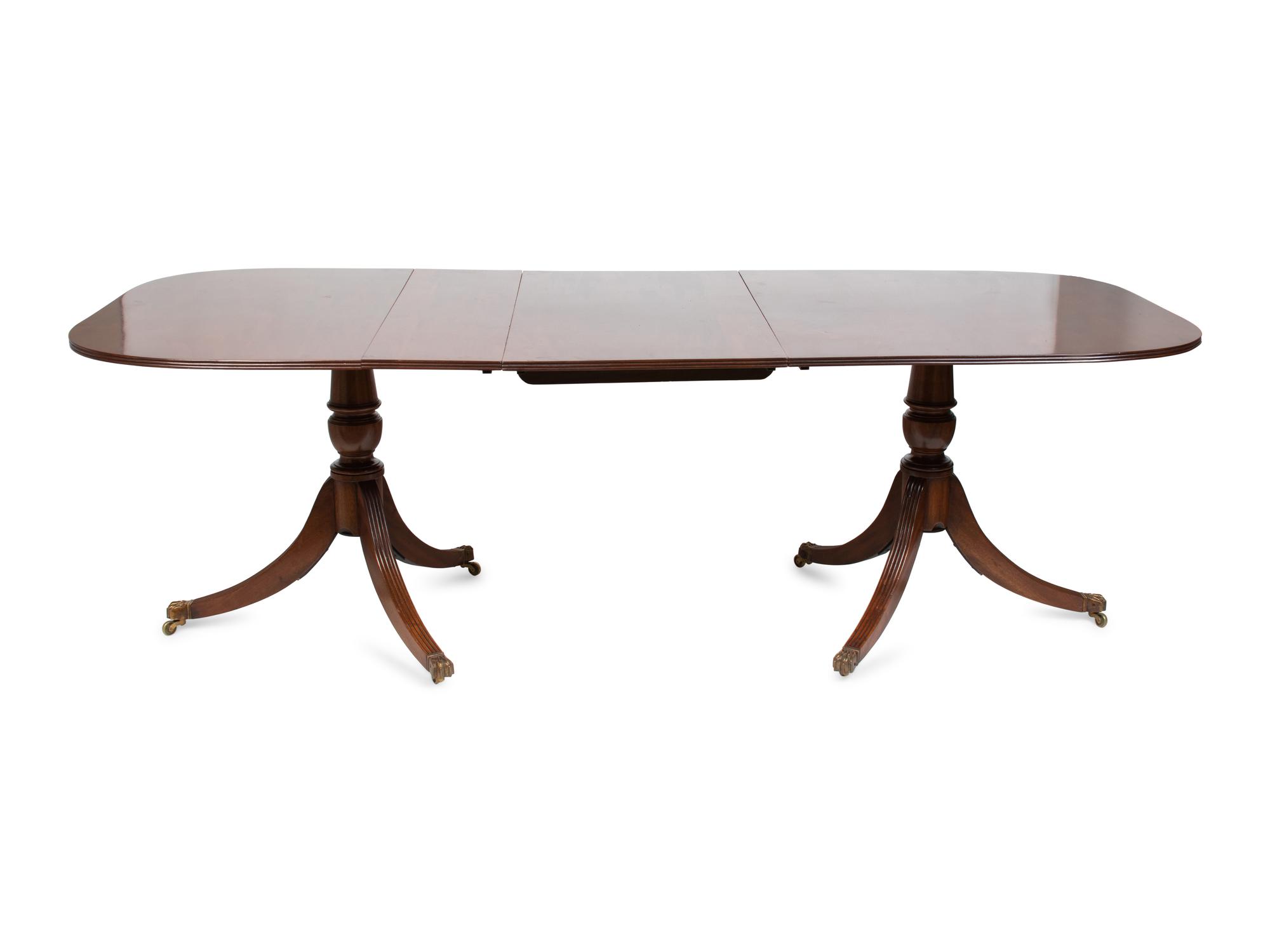 A Regency Style Mahogany Dining Table