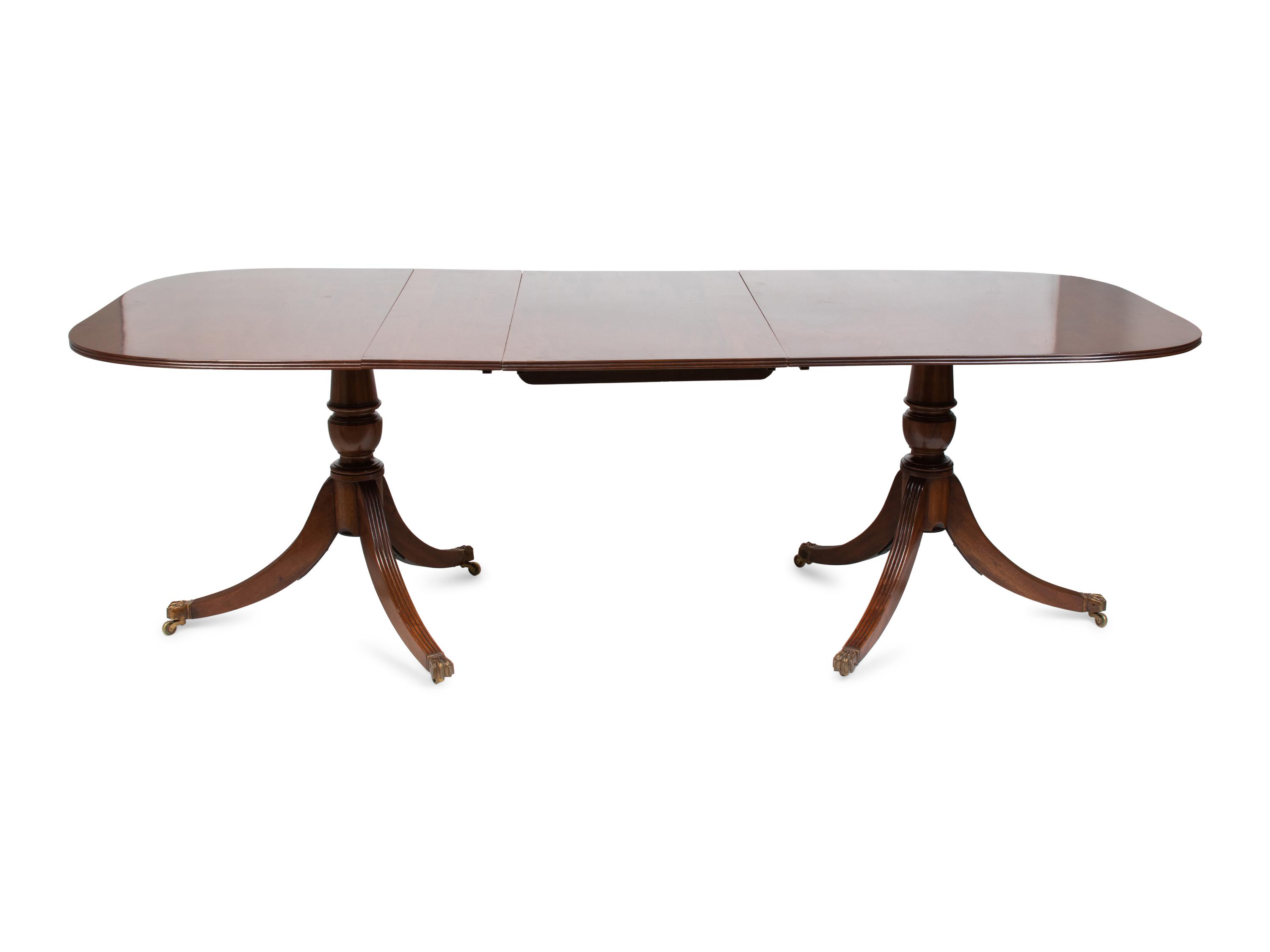 A Regency Style Mahogany Dining Table