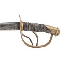 Very Rare Double Memphis Novelty Works Marked Enlisted Cavalry Saber