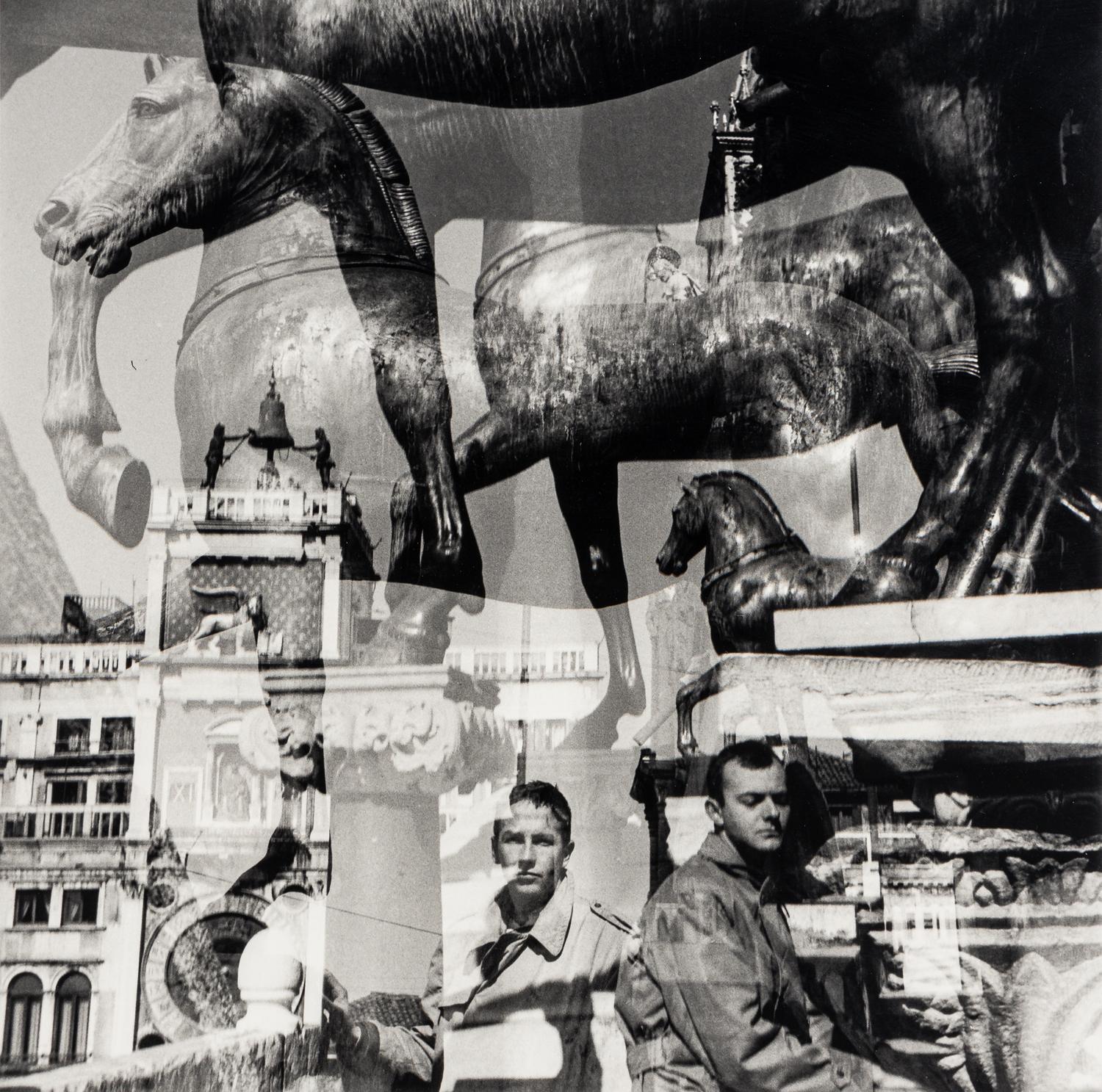 Robert Rauschenberg (1925-2008) Bob + Cy -- Venice, 1952