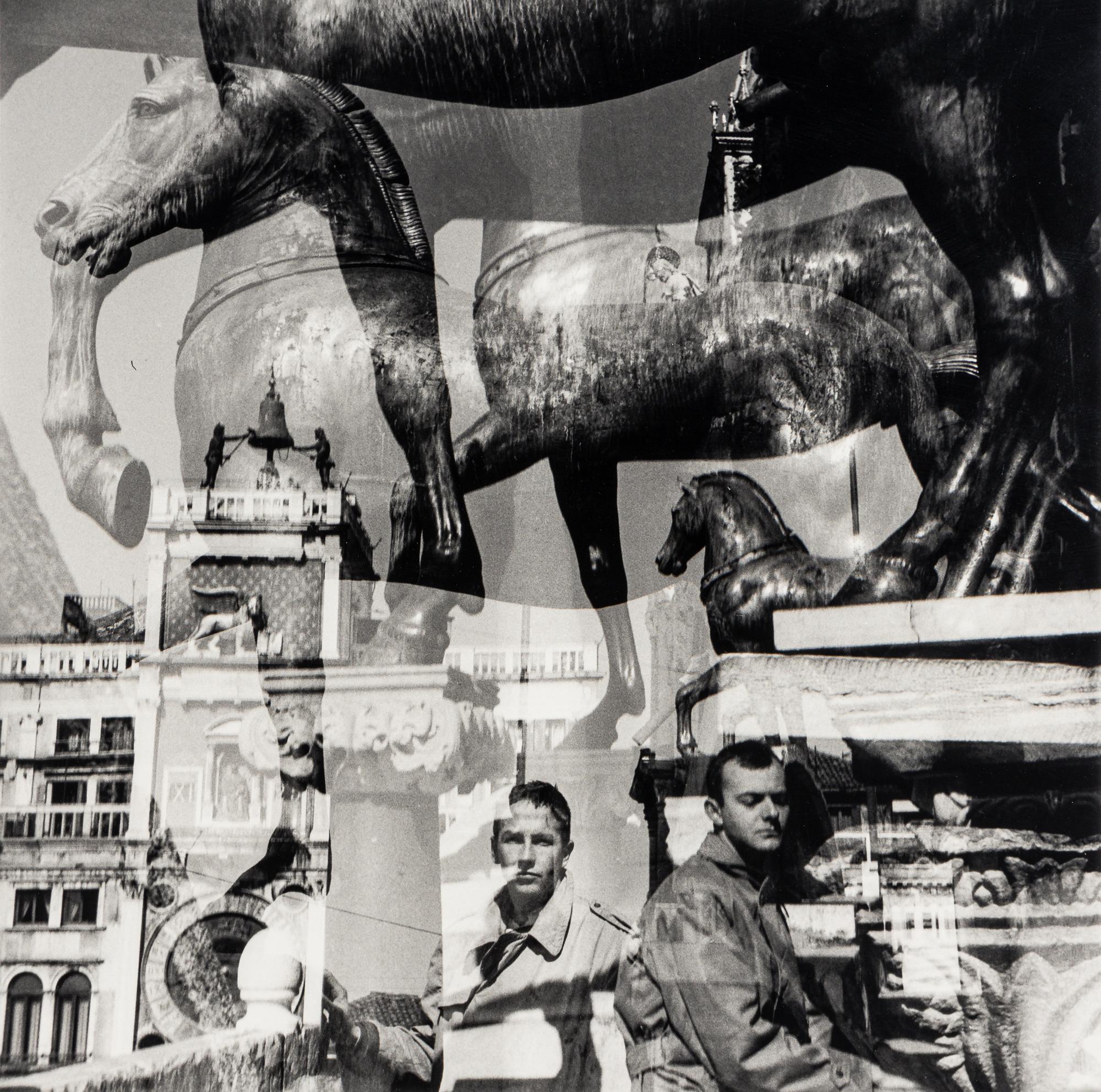 Robert Rauschenberg (1925-2008) Bob + Cy -- Venice, 1952