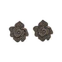 COLLECTION OF MARCASITE JEWELRY WITH MONOGRAMMED PIN