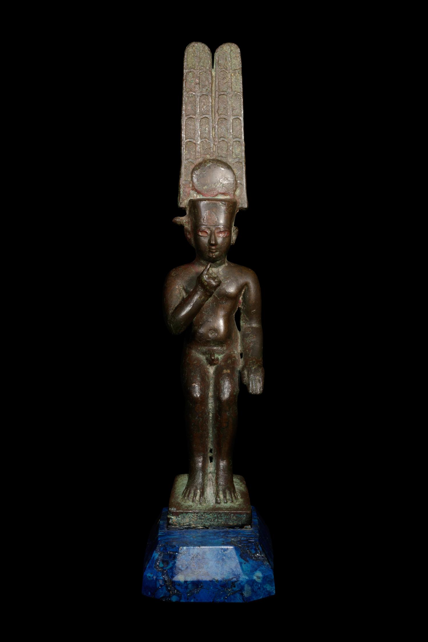 An Egyptian Bronze Harpocrates