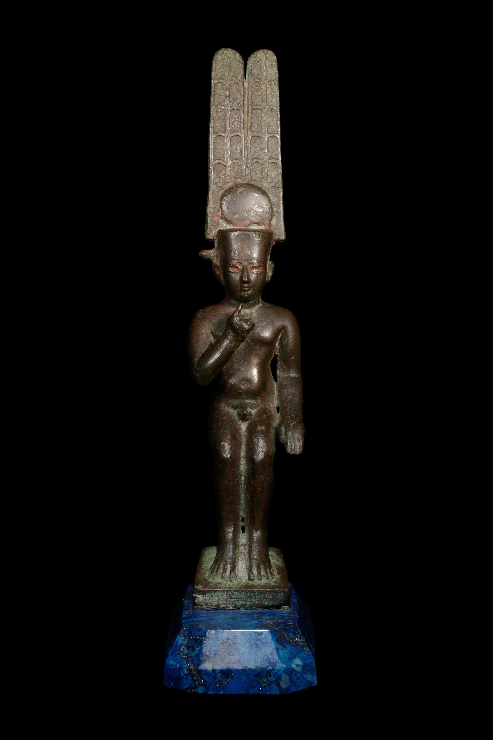 An Egyptian Bronze Harpocrates