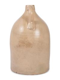 A Four-Gallon Cobalt-Decorated Stoneware Jug