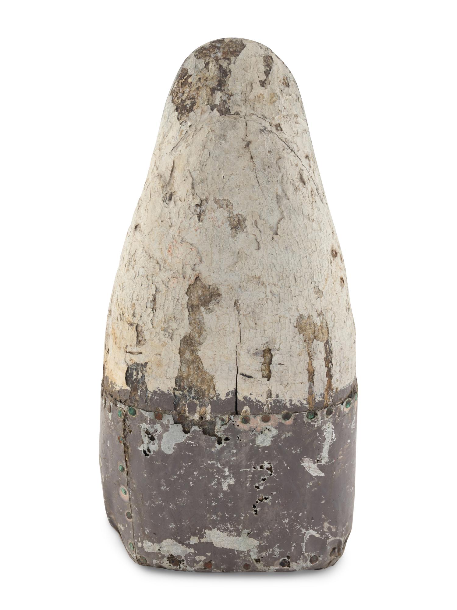 A Carved and Painted Wood Bobber Decoy