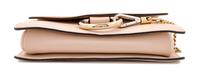 A Chloe Cement Pink Faye Small Shoulder Bag, 6.3" H x 9.4" W x 3.5" D; Strap drop: 20.1"-22.4".