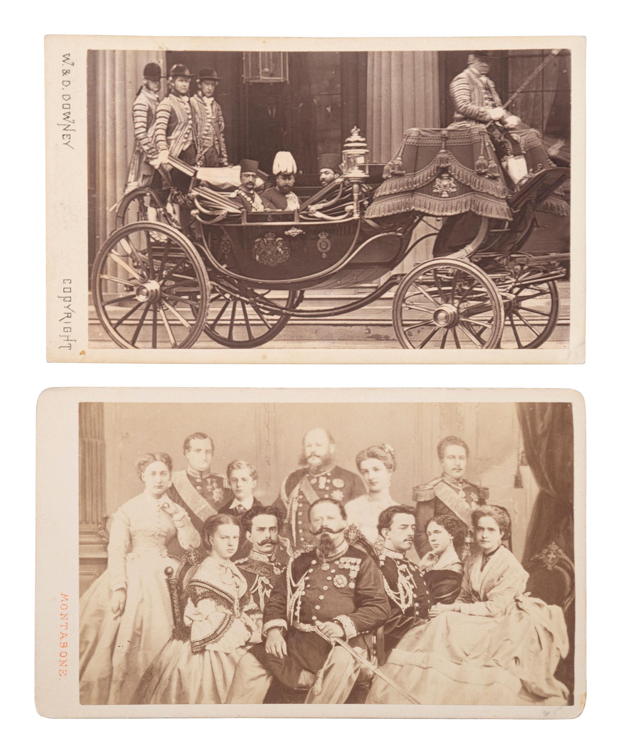 [EARLY PHOTOGRAPHY]. Extensive collection of international CDVs, many featuring royalty.